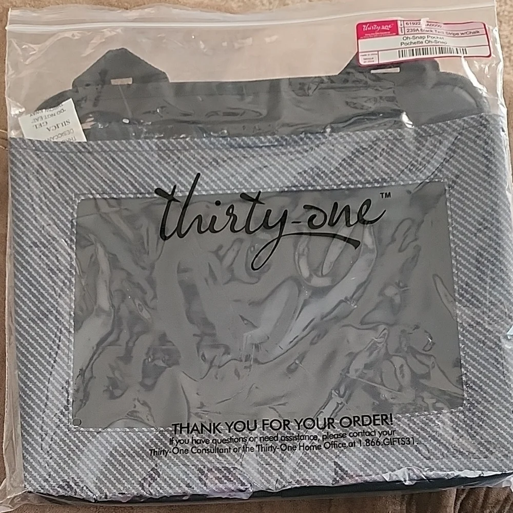 Thirty-One Black and Gray Office Pencil Case